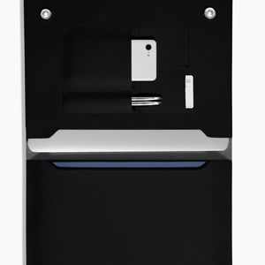 Large 13" Laptop Folio case in Black